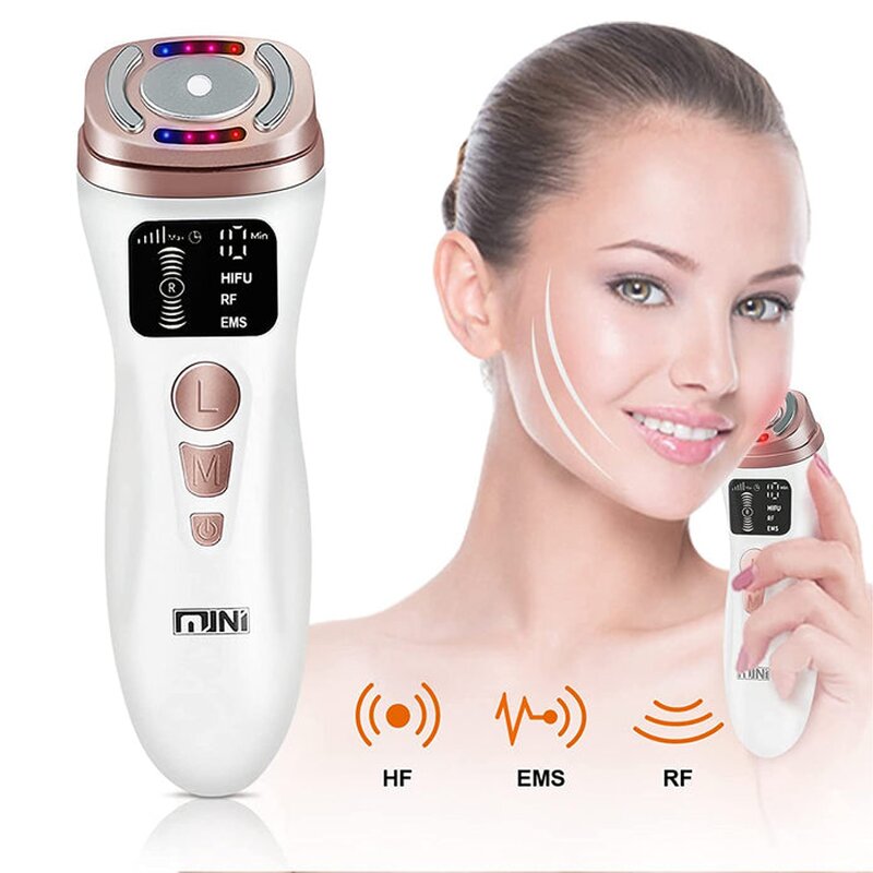 RF Facial Beauty Device - EMS Sculpting 2025 Home Skin Tightening Massager