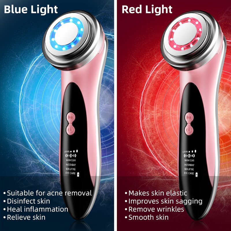 Ultrasound Face Lift Machine - Factory Hot Sale LED EMS Photon Skin Massager