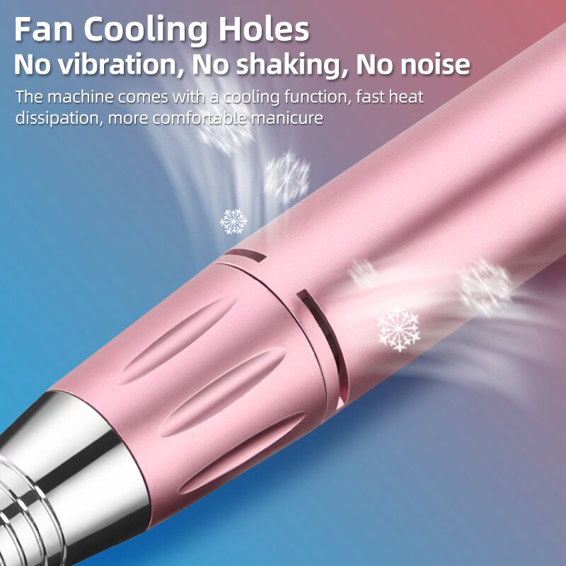 Electric Nail Drill - Wholesale Rechargeable 35000RPM Professional Manicure Tool