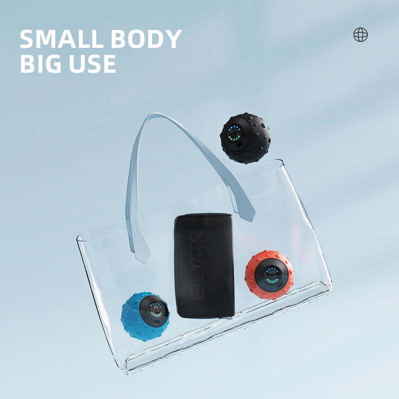 Vibrating Massage Ball - 4 Speed Textured Surface Deep Tissue Myofascial Release