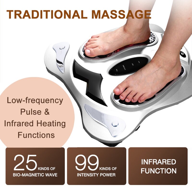 EMS Foot Massager Mat - OEM Reflexology Acupressure Low Frequency Vibration Tool