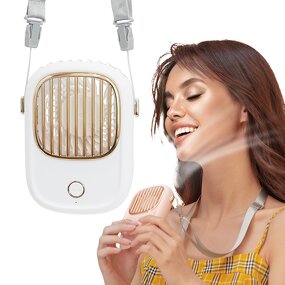 Hanging Neck Fan - 2025 Wholesale 3 Gears Handheld Electric Portable Mini Fan