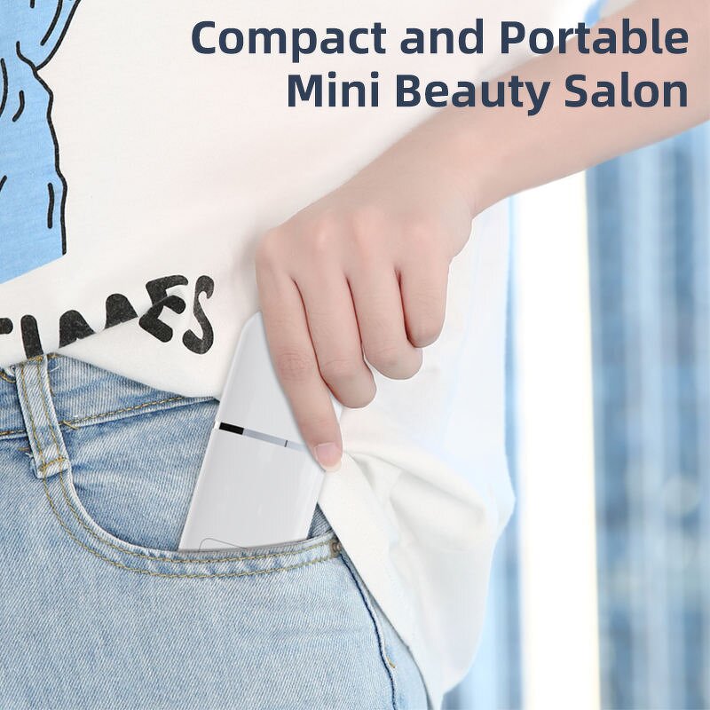 Ultrasonic Skin Scrubber - OEM New Design Limpiador De Piel Sonic Spatula Tool