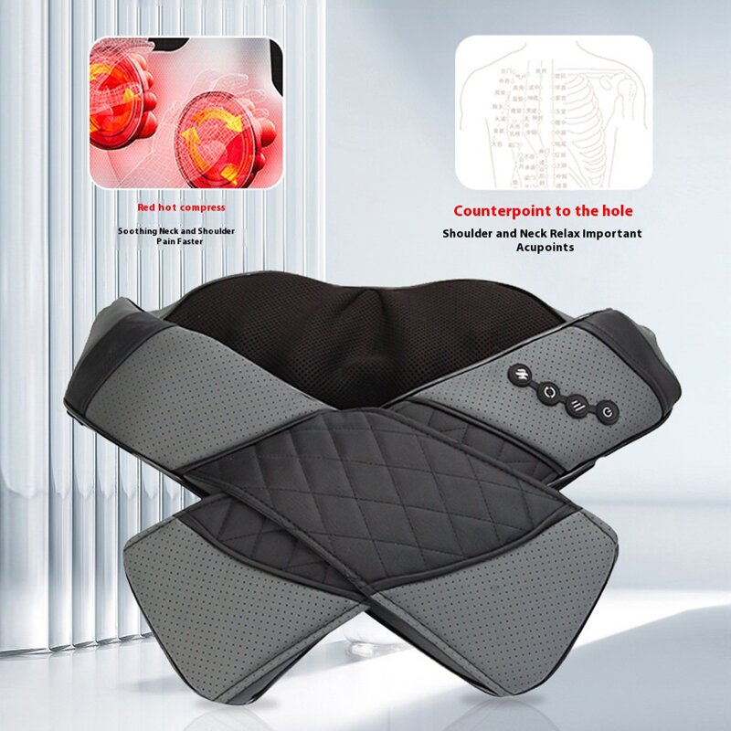 Shiatsu Massage Pillow - Wholesale OEM Kneading Back Neck Shoulder Heat Massager