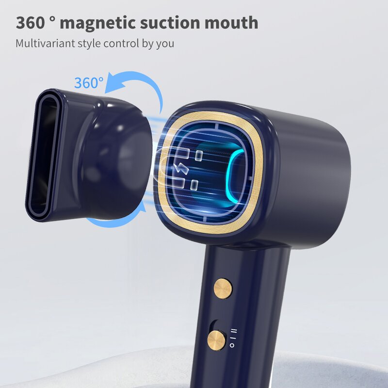 Ionic Hair Dryer - OEM 2025 1800W Low Noise Quiet Professional Salon Dryer