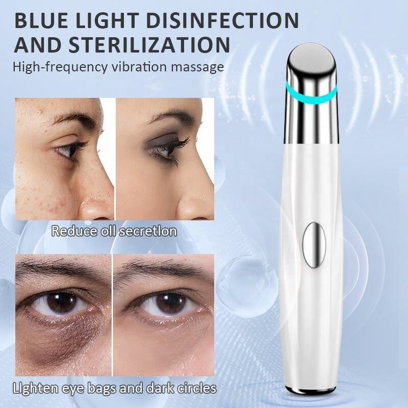 Red Blue Light Eye Massager - 2025 New Home Anti-aging Facial Lifting Wand Tool