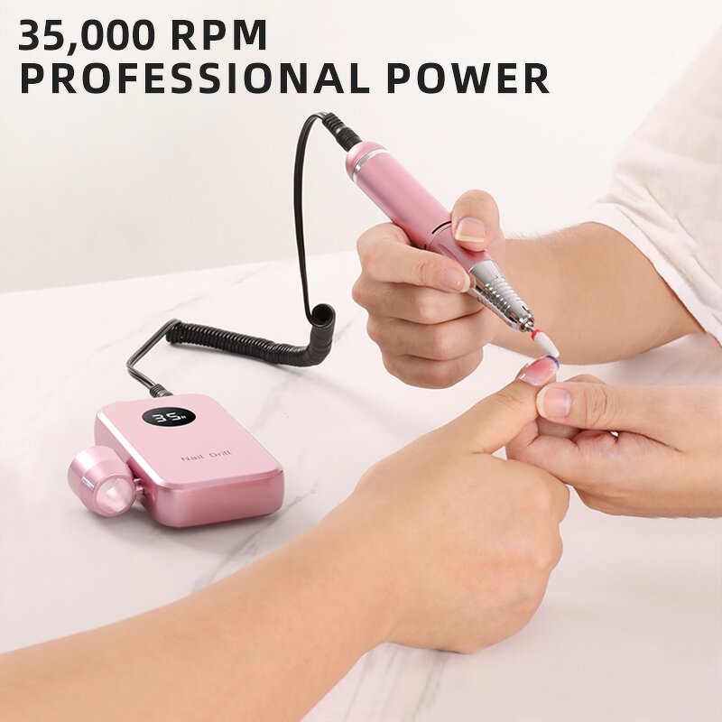 Electric Nail Drill - 2025 New Design 35000Rpm Professional Manicure Drill Tool