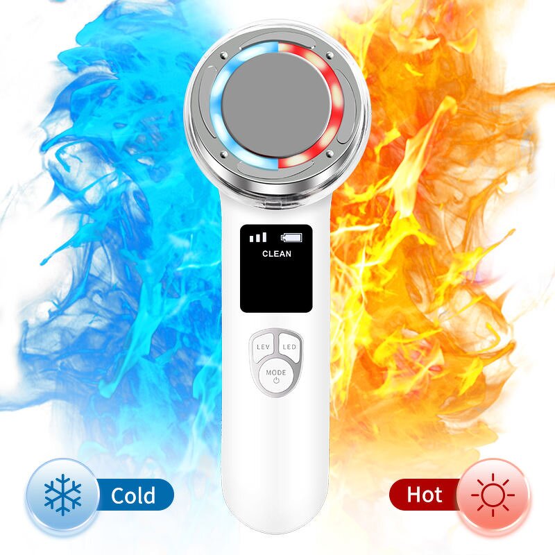 5 in 1 Facial Massager - LED Photon Therapy Skin Tightening Face Lifting Device