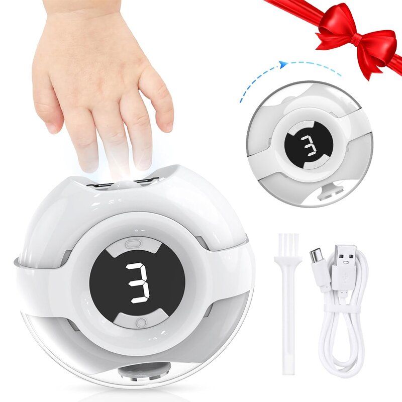 Electric Nail Clipper - 2025 New Trends Portable Manicure LED Light Trimmer