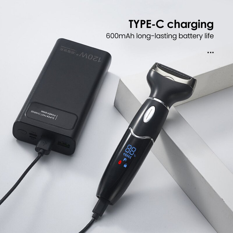 4 in 1 Hair Trimmer Kit - Professional Men Body Nose Beard Electric Foil Shaver