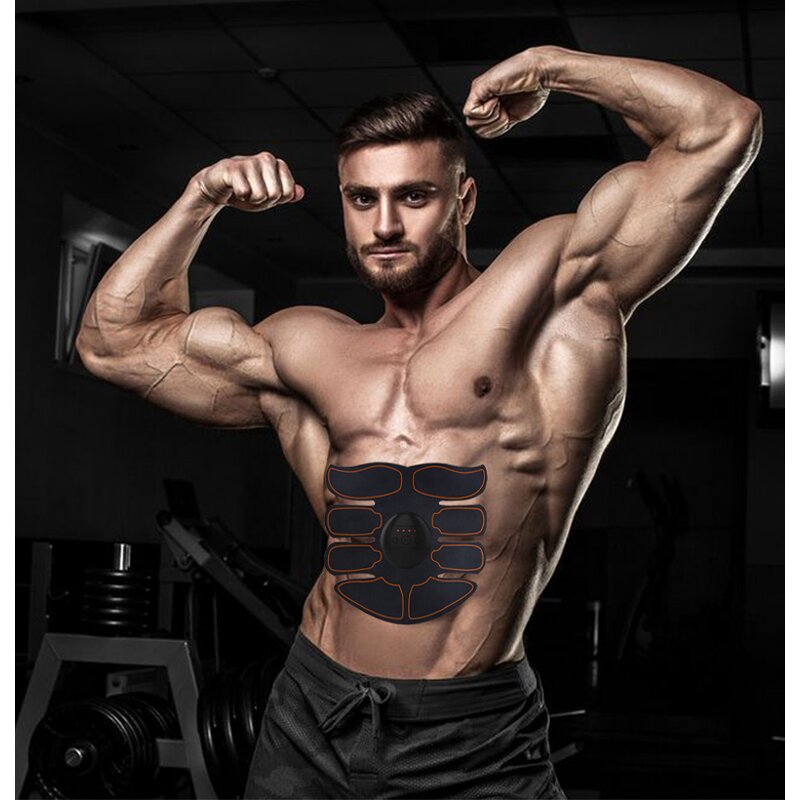 EMS Abdominal Belt - Rechargeable 8-pack Smart Home Fitness Body Toning Tool