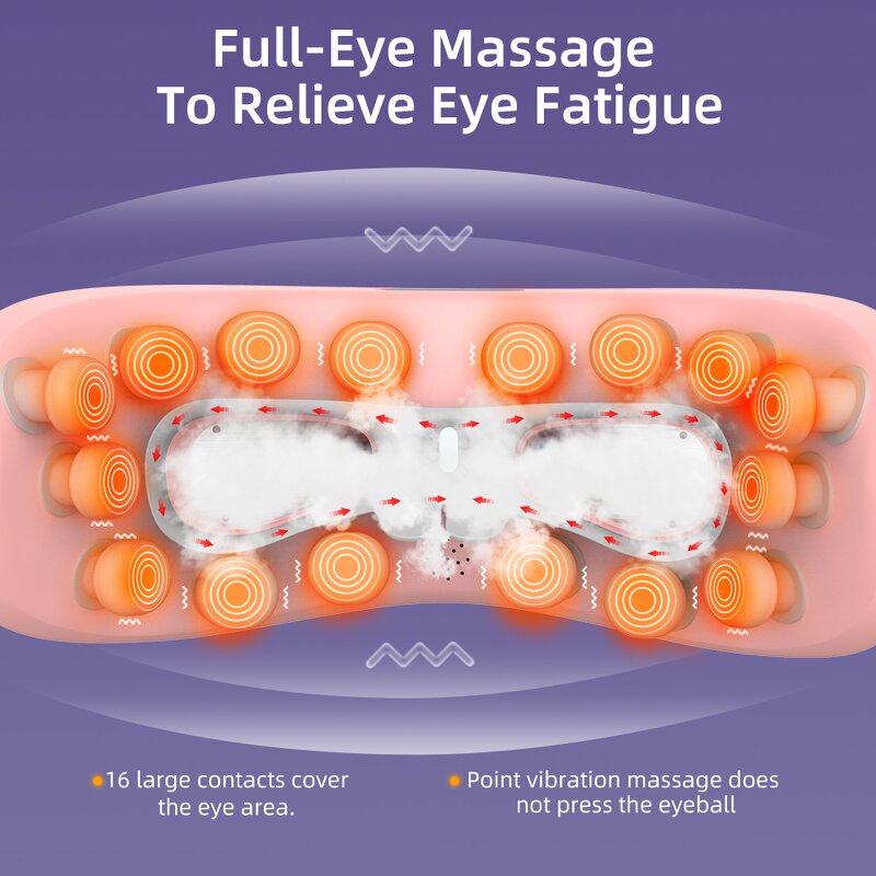 Heated Eye Massager - Trending OEM Hot Compress Music Heat Compression Eye Tool