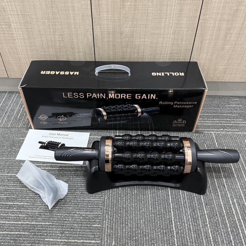 Rolling Percussive Massager - New Upgraded Rechargeable Neck Body Shape Tool