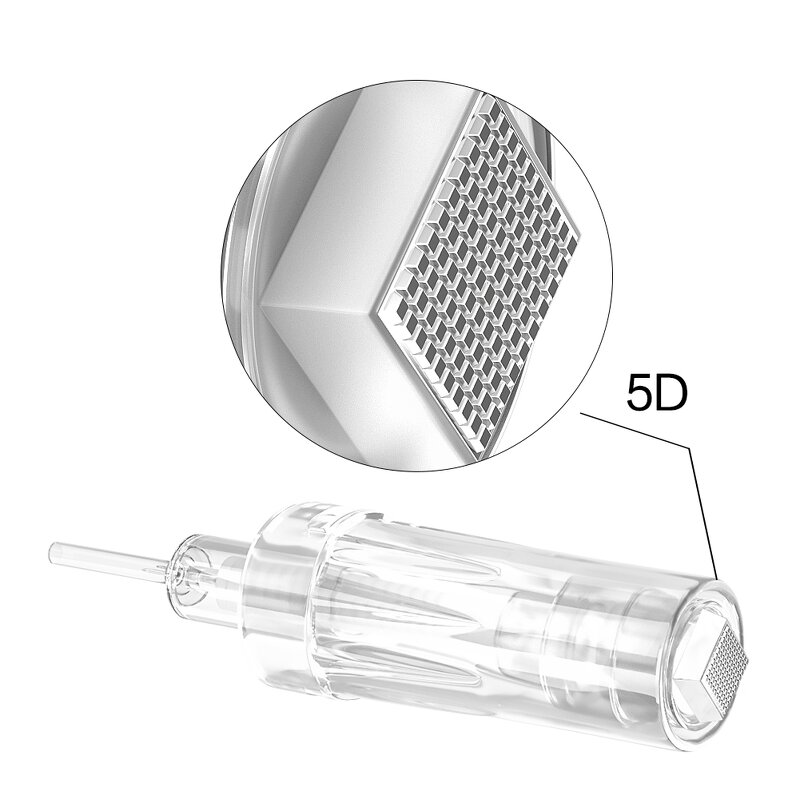 DermaPen Cartridge Manufacturer - Nano Twist 9-42 PINS Replacement Head Antiflow for Skin Hair Targeting