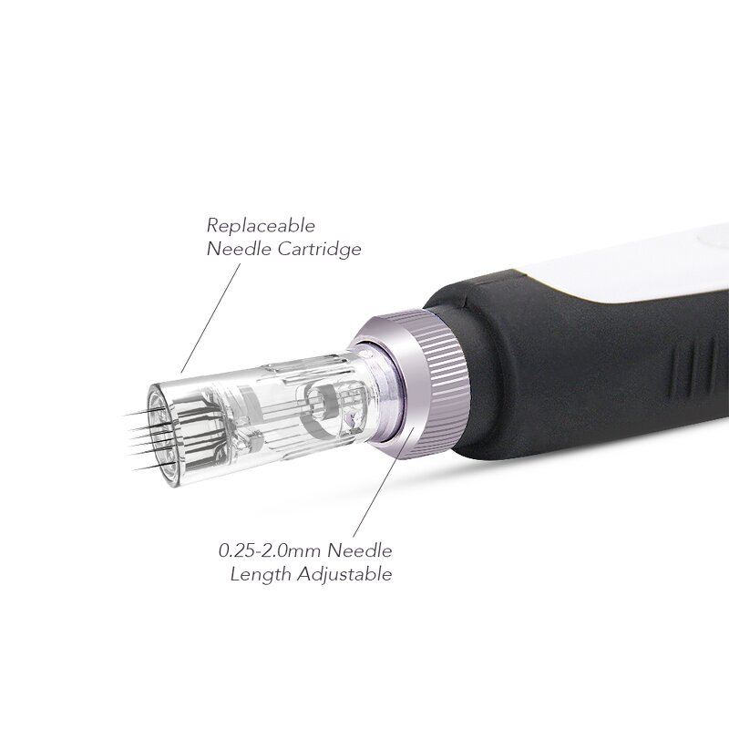 Microneedling Pen Manufacturer - Private Label Korea Mym with Stainless Steel NANO 12 PINS Cartridges