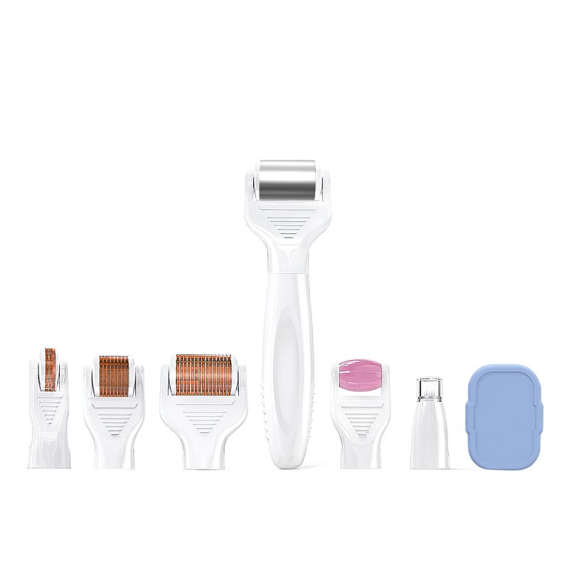 Dermaroller SET Manufacturer - OEM 7in1 Facial for Home Acne Removal Skin Care Hair Beauty