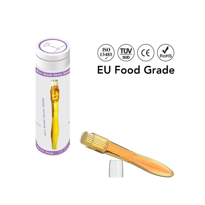 DermaStamp Manufacturer - 35 PINS Gold Needle for Skin Rejuvenation Face Eye Lips Beauty