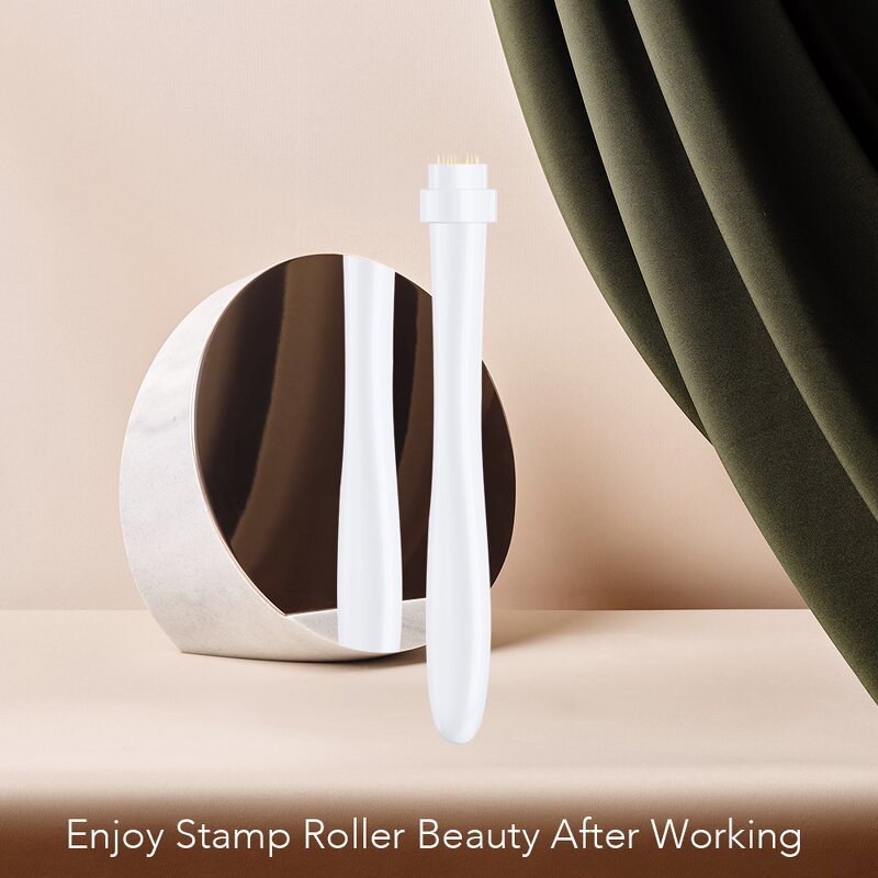 Derma Stamp Pen Manufacturer - Titanium 12 PINS for Eye Lip Head Wrinkle Removal Dark Circles