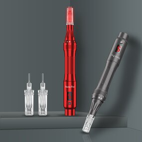 Microneedling Derma Pen System Manufacturer - Wireless LED Anti-Back Flow Titanium for Skin Lifting Hair
