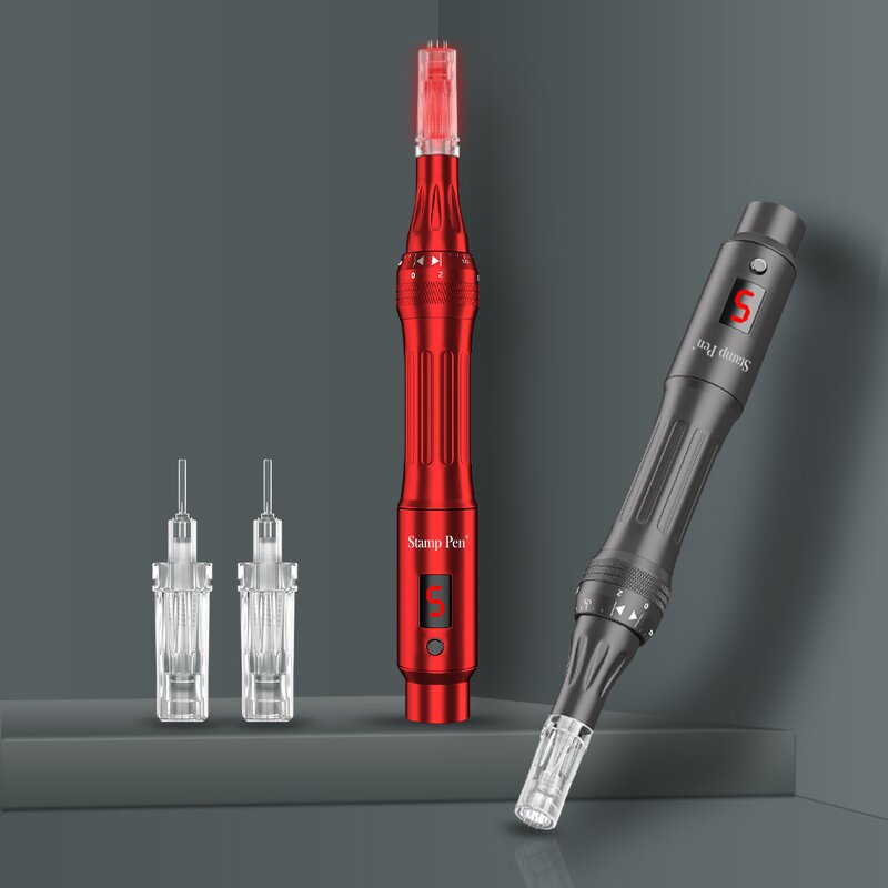 Microneedling Derma Pen System Manufacturer - Wireless LED Anti-Back Flow Titanium for Skin Lifting Hair