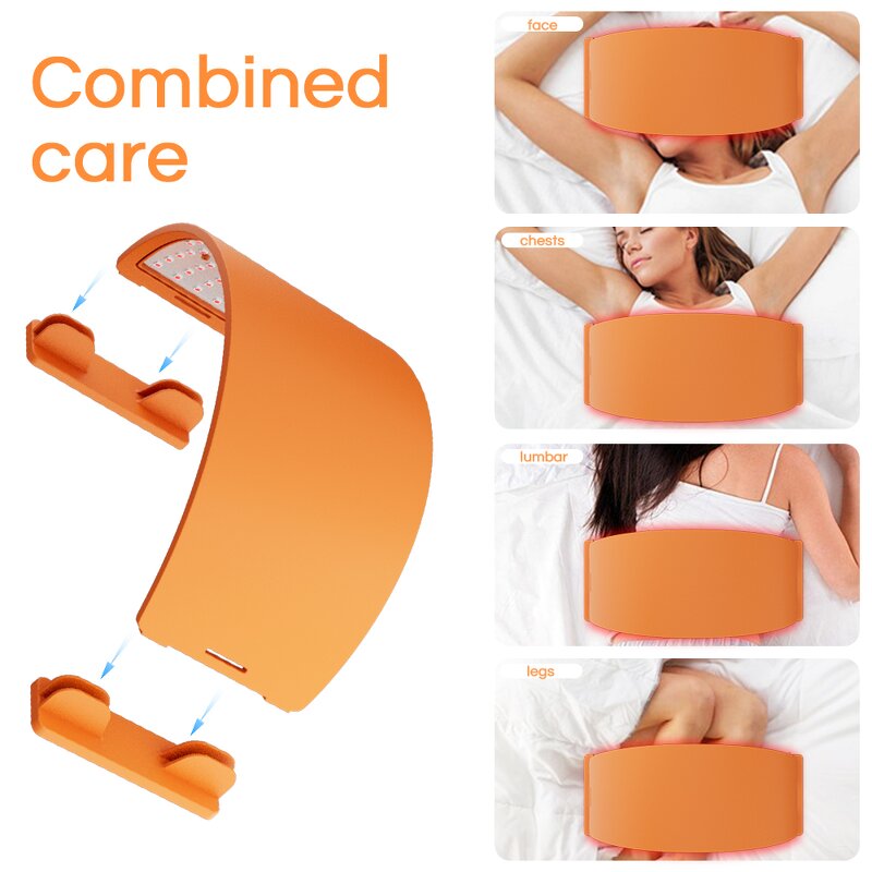 LED Beauty Device Manufacturer - Professional Use Near Infrared Silicone with Red Blue Light Belt