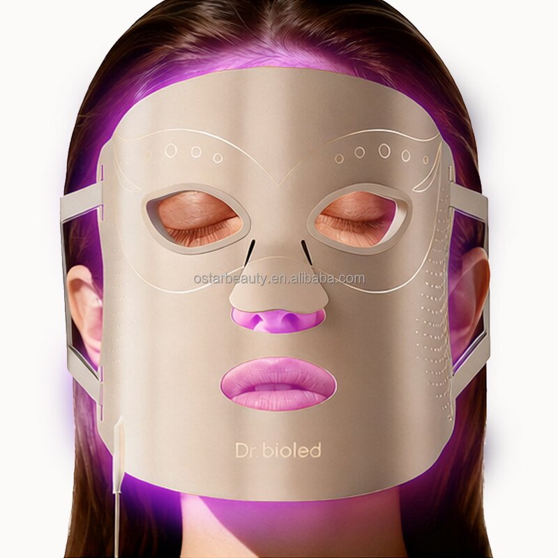 LED Light Therapy Mask Manufacturer - Dr.bioled Bendable UltraSoft Silicone 7 Colors NIR for Facial Whitening