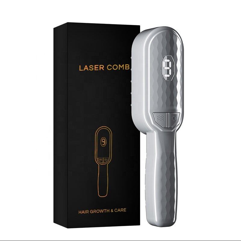 Laser Comb Manufacturer - Wireless 655nm LED with 12 Lamps for Hair Growth Serum Sonic Vibration