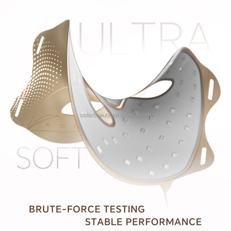 LED Light Therapy Mask Manufacturer - Dr.bioled Bendable UltraSoft Silicone 7 Colors NIR for Facial Whitening