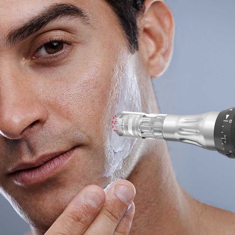 Microneedling Derma Pen Manufacturer - Private Label Wireless Electric Display with Adjustable 12 PINS