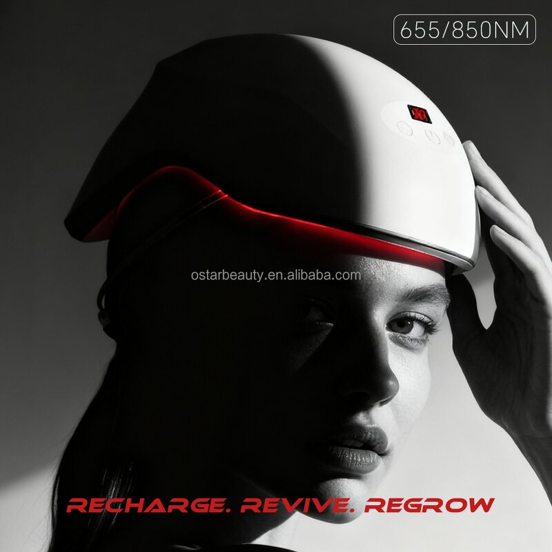 Laser Helmet Manufacturer - Medical 655nm 850nm Near Infrared Red Light for Hair Growth Scalp Care