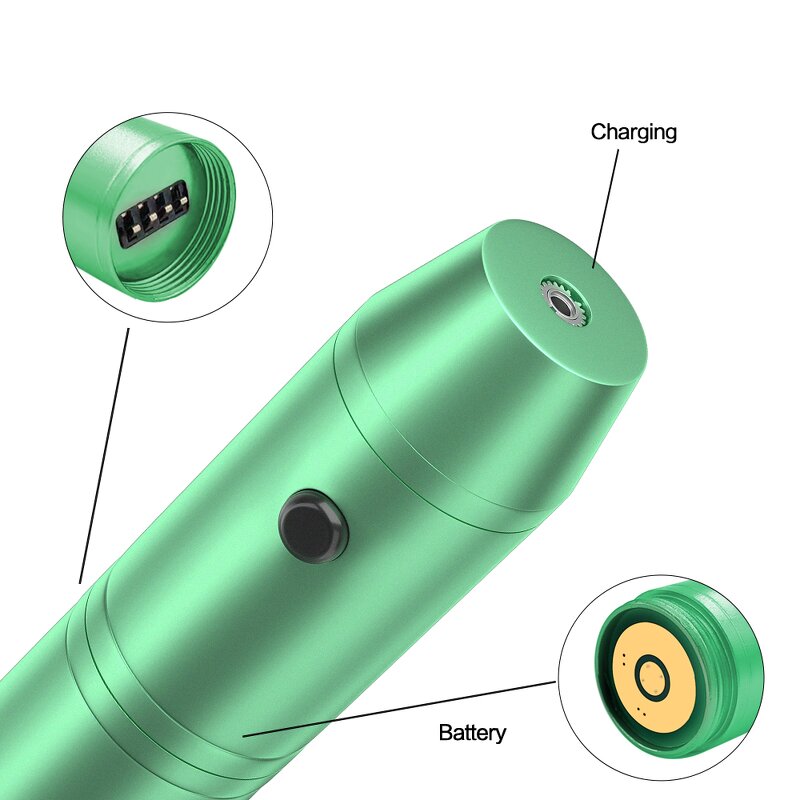 Dermapen Manufacturer - CE Approved Auto 2 Pcs Battery Anti-flow Microneedle Pen for Face Rejuvenation