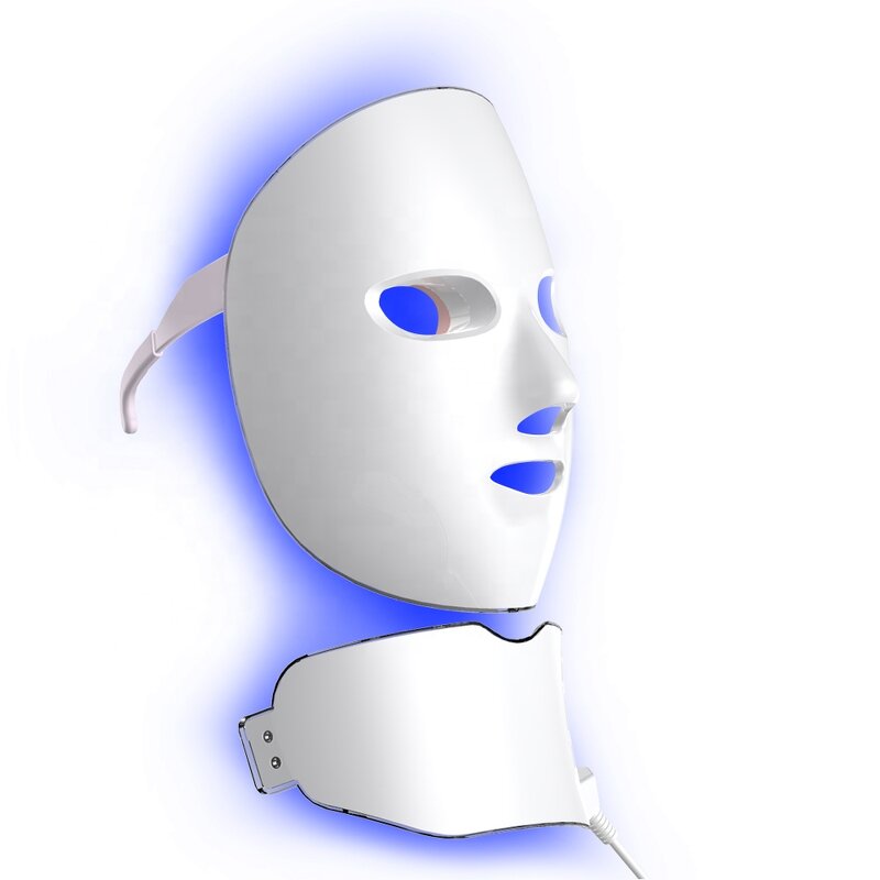 LED Light Therapy Mask Manufacturer - 7 Color Photon for Face Neck Acne Treatment Skin Rejuvenation