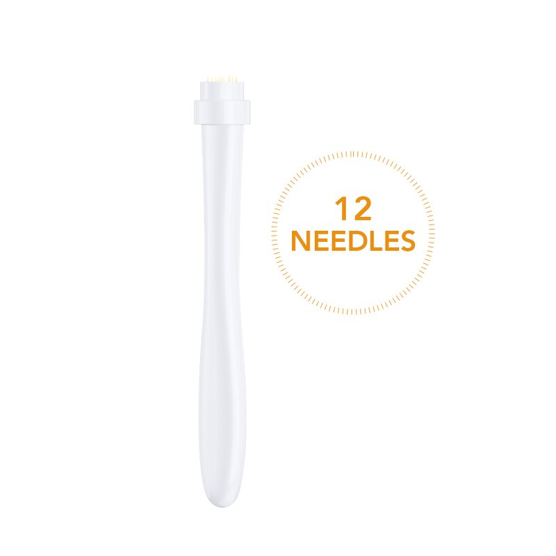 Derma Stamp Pen Manufacturer - Titanium 12 PINS for Eye Lip Head Wrinkle Removal Dark Circles