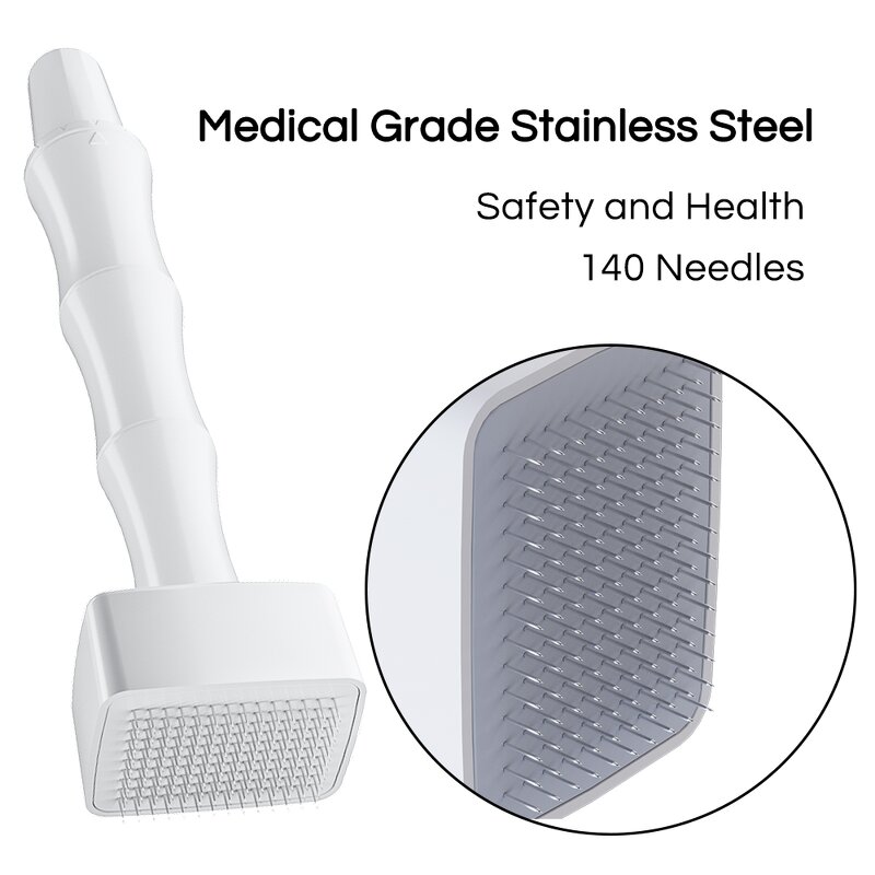 Derma Stamp Manufacturer - Home Use Adjustable Needle Length 140 PINS Stainless Steel for Whitening Acne