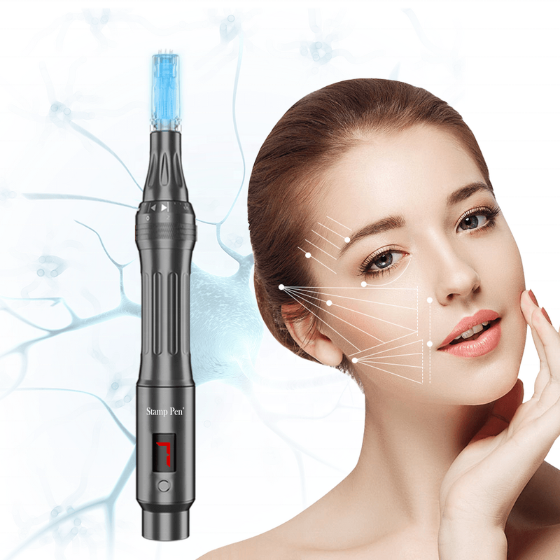 Microneedling Derma Pen Manufacturer - OEM LED Anti-Back Flow Electric Titanium for Wrinkle Removal US