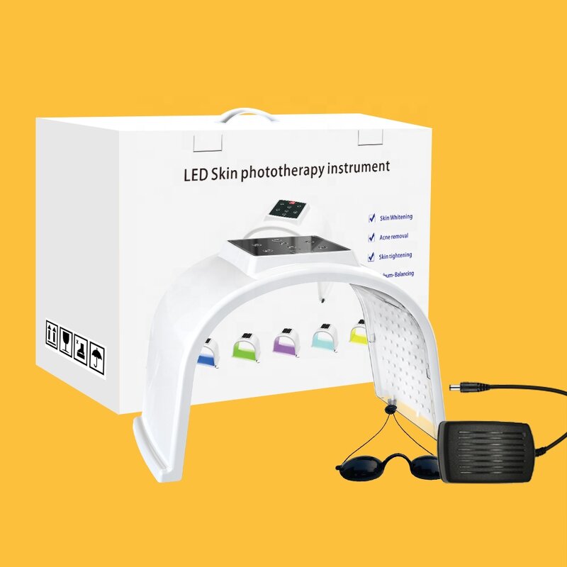 LED Light Therapy Device Manufacturer - TUV Certified 7 Colors Bio PDT for Facial Neck Body Acne Home