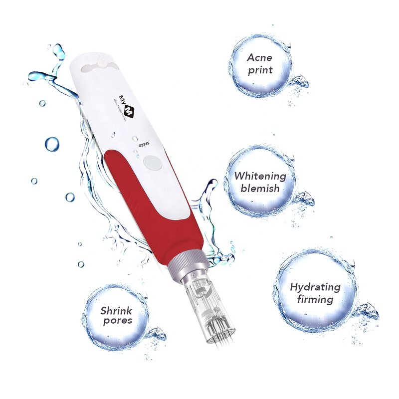 Microneedling Pen Manufacturer - Private Label Korea Mym with Stainless Steel NANO 12 PINS Cartridges