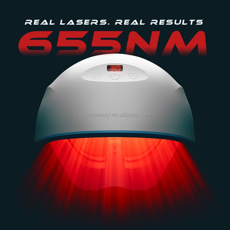 Laser Hair Growth Helmet Manufacturer - Private Label 850nm Near Infrared 655nm for Home Scalp Care