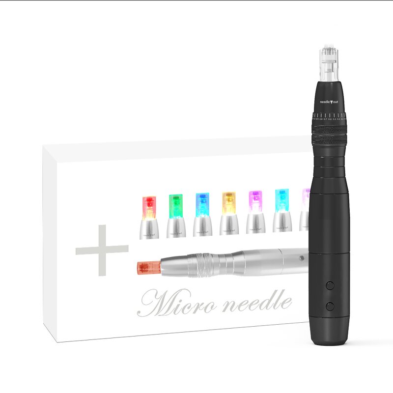 Microneedling Pen Manufacturer - Private Label Photon DermaPen 7 Colors Bio LED for Face Acne Hair Growth