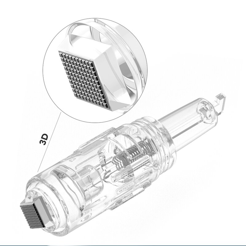 Microneedle Cartridge Manufacturer - Stainless Steel Tip for Skin Care Wrinkle Removing Face Application