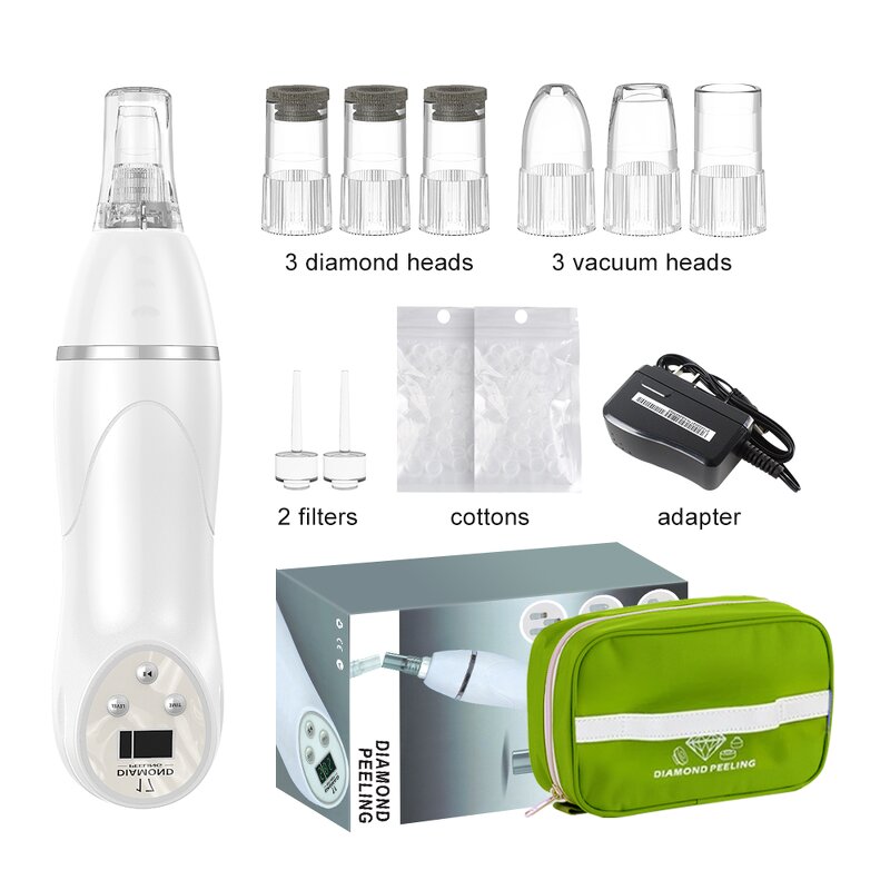 Blackhead Remover Manufacturer - New Arrival Hand Held Ultrasonic Vacuum Microdermabrasion Diamond