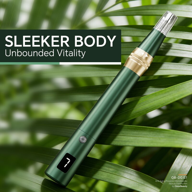 Microneedle Derma Pen Manufacturer - Home MTS Powered Adjustable NANO Needle Length for Acne Lip Face