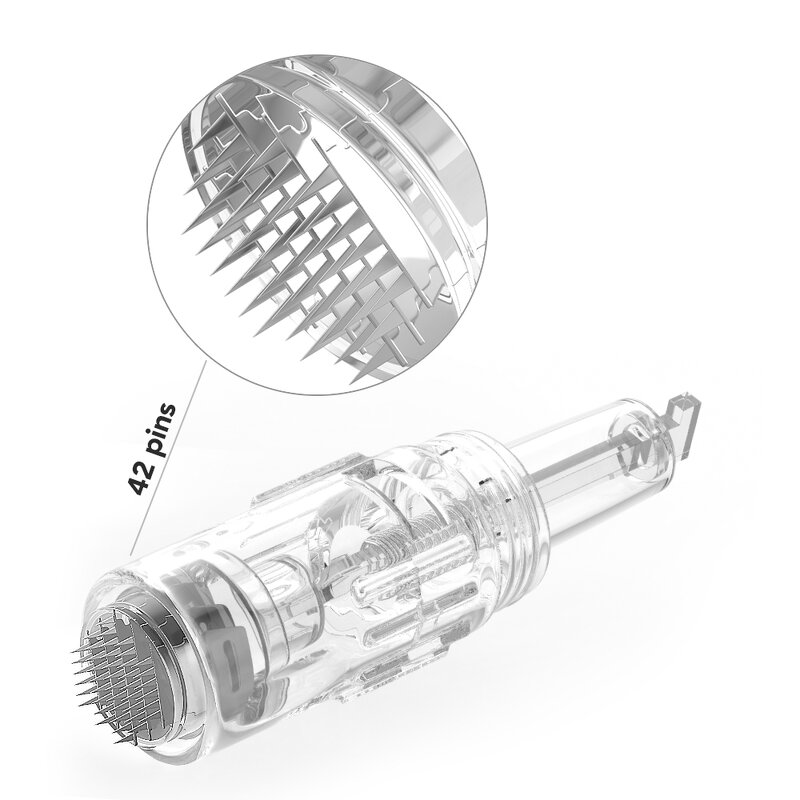 Microneedle Cartridge Manufacturer - Stainless Steel Tip for Skin Care Wrinkle Removing Face Application