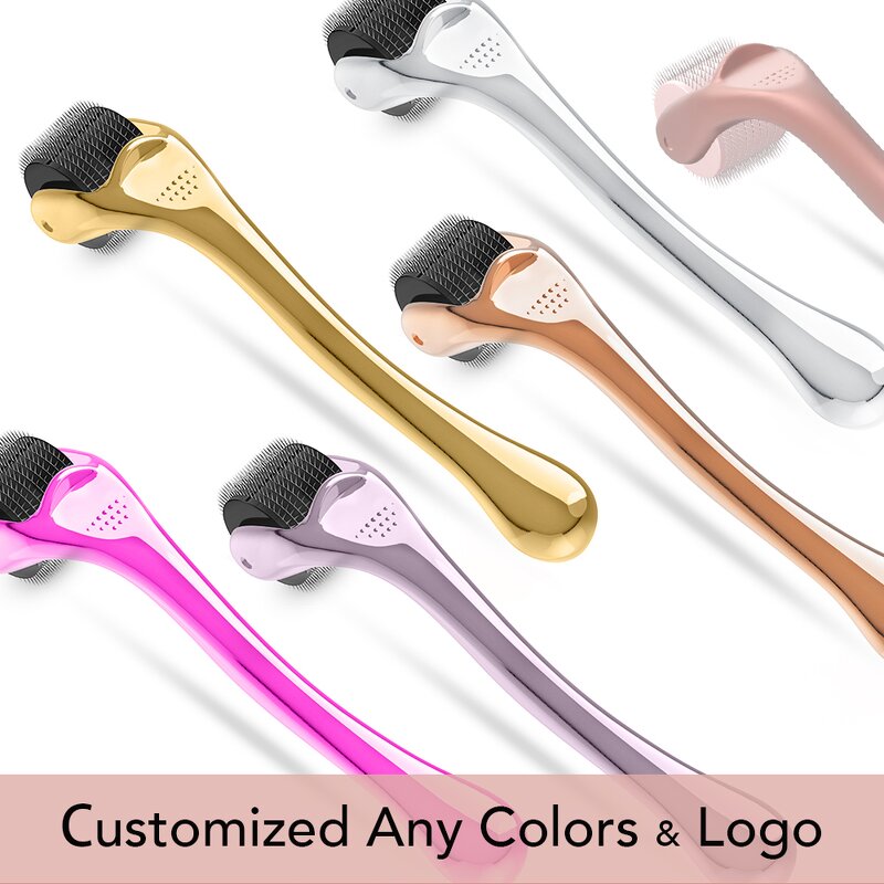 Derma Roller Manufacturer - Custom Home Use 540 Titanium 0.5MM for Whitening Face Body Hair Beard