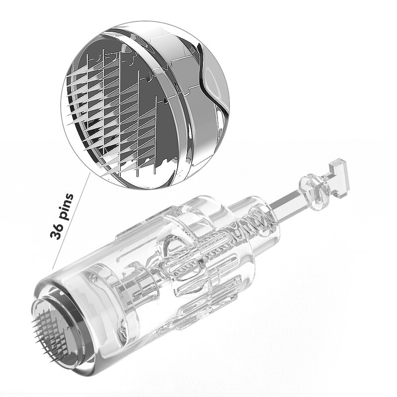 Electric DermaPen Manufacturer - Auto Stainless Steel 36 PINS Cartridge for Pigment Removal Face Hair