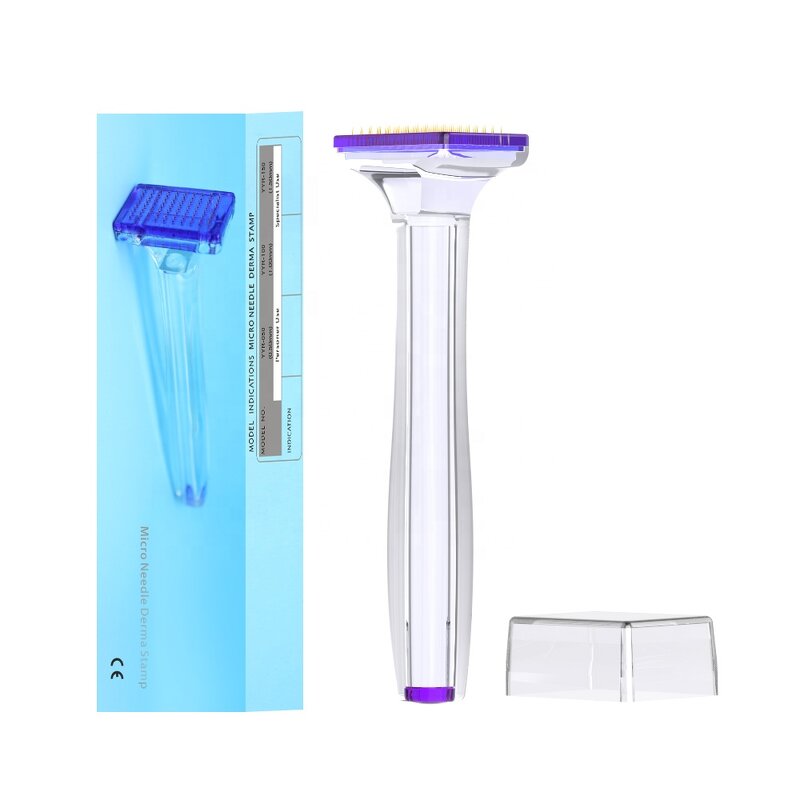 DermaStamp Manufacturer - Home Use Titanium 80 PINS for Face Whitening Wrinkle Remover Micro-Exfoliating