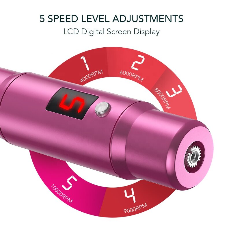 DermaPen Manufacturer - Adjustable Frequency Powered Electric for Hair Growth Face Whitening US Plug