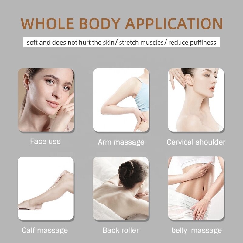 Facial Massage Roller Manufacturer - Dr. Roller Portable Silicone Head for Eye Face Foot Chest Body