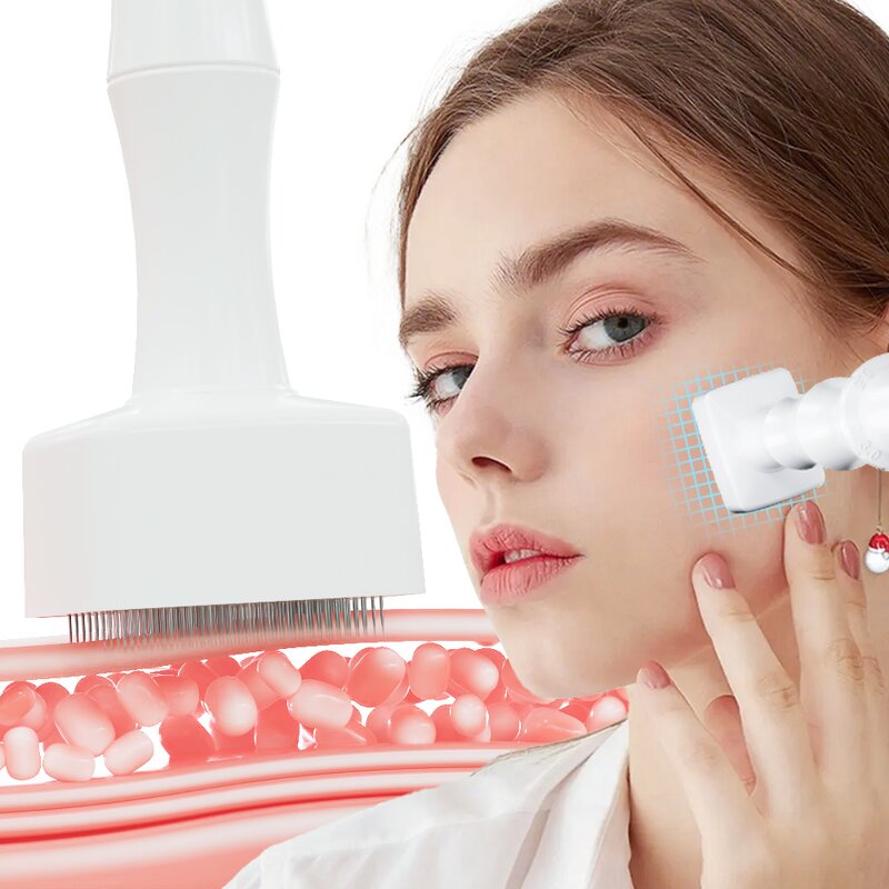 DermaStamp Manufacturer - OstarRoller 140 Adjustable Needles for Home Face Lip Anti-Aging Hair Growth