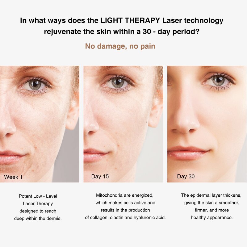 Red Light Therapy Laser Comb - 655nm Vibration Scalp Massage Serum Applicator